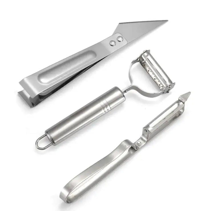 Versatile Stainless Steel Peeler, Kitchen Vegetable Tool Set Versatile Stainless Steel Peeler, Kitchen Vegetable Tool Set